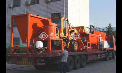 kaiyun新疆客戶有機肥設備發貨